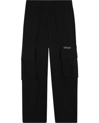 DKNY PANTALON CARGO NOIR NAN