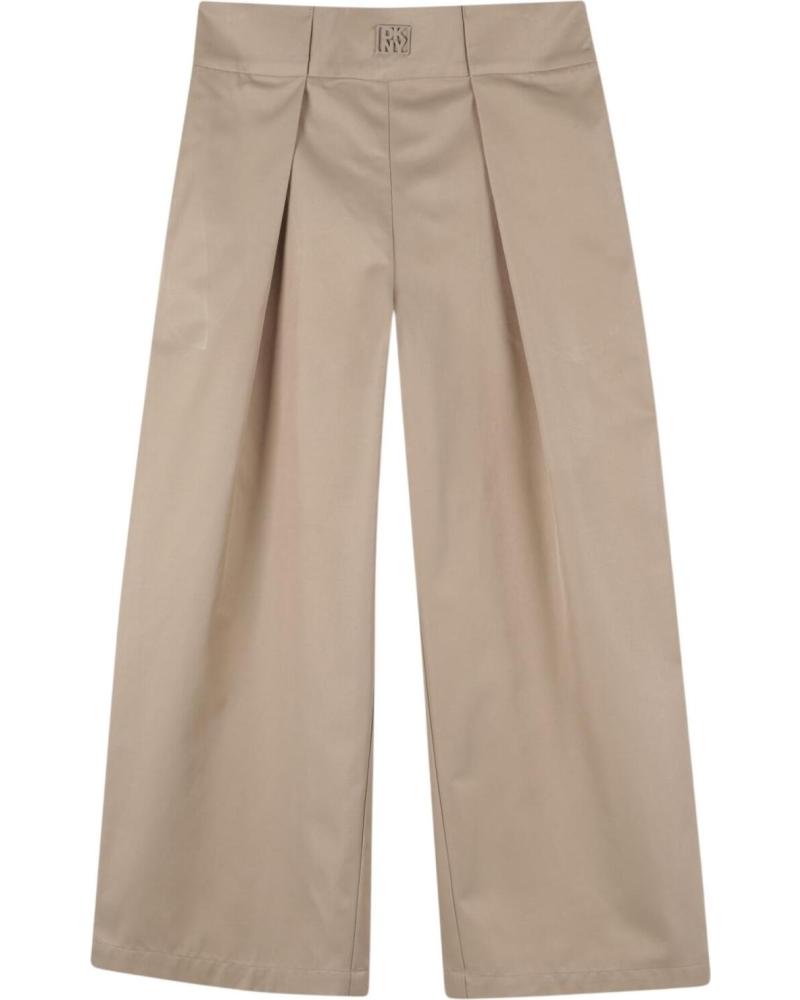 PANTALONI PLISSETTATI DKNY BEIGE NAN