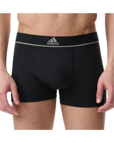ADIDAS BOXER ADERENTI NERI - CONFEZIONE DA 3 NEGRO