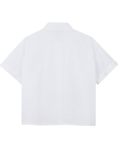 CAMICIA BIANCA DKNY CON COLLETTO CLASSICO E LOGO NAN