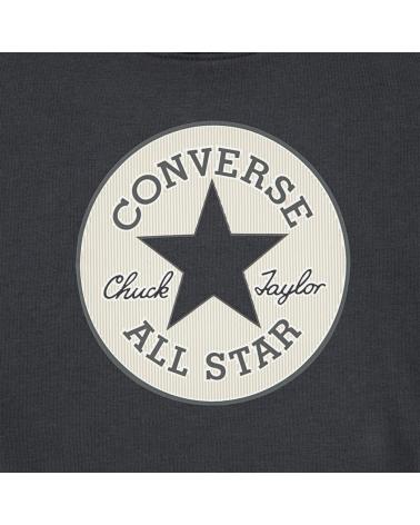 SUDADERA CON CAPUCHA CONVERSE ALL STAR GRIS OSCURO NAN