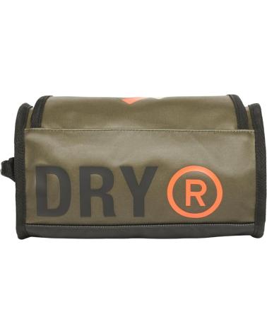 NECESER SUPERDRY BARREL EN VERDE OLIVA CON LOGO NAN