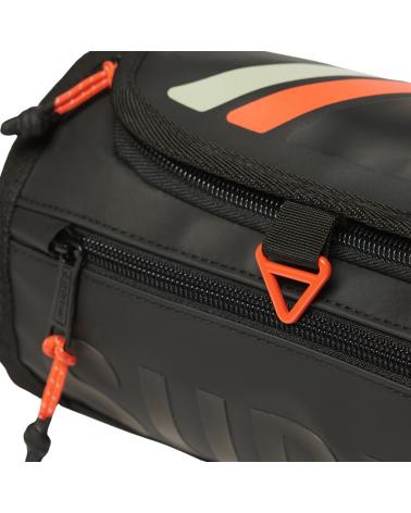 SUPERDRY BARREL WASH BAG IN BLACK WITH ORANGE DETAILS NAN