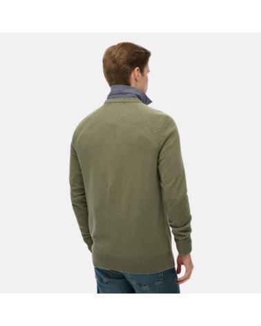 JERSEY SUPERDRY DE CUELLO CREMALLERA - VERDE CAQUI NAN