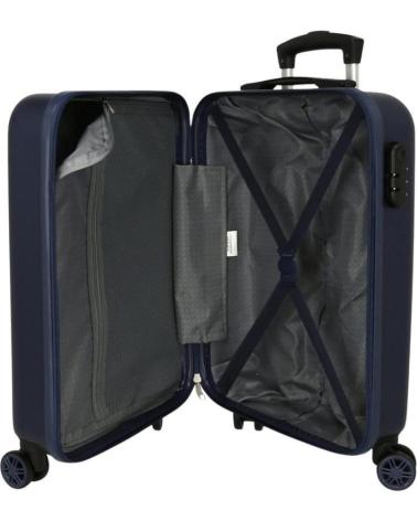 VALIGIA RIGIDA CABINA PEPE JEANS BLU MARINO UNION JACK NAN