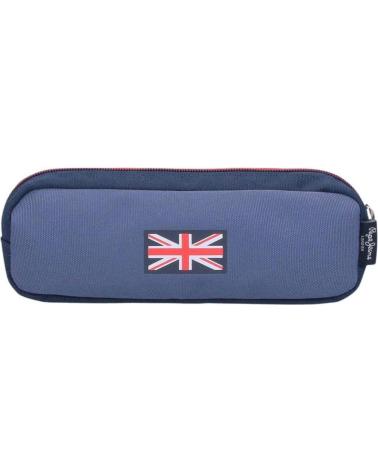 PEPE JEANS LONDON LOGO WASH BAG PENCIL CASE NAVY BLUE NAN