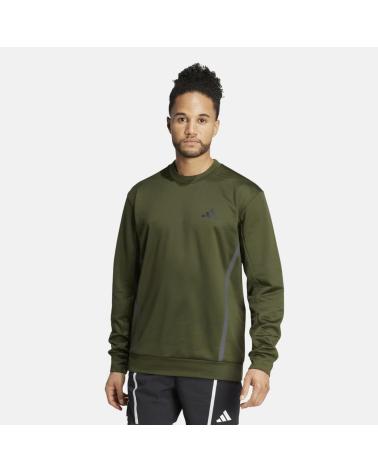 SWEATSHIRT ADIDAS ESSENTIALS HOMME VERT MILITAIRE NAN