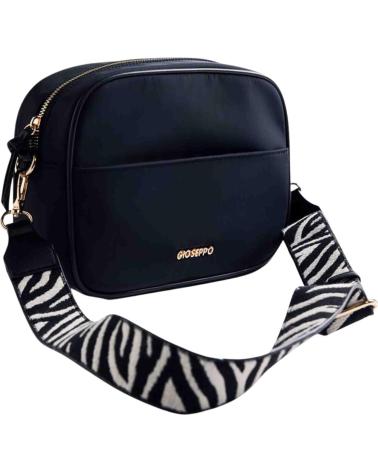 BOLSA A TIRACOLO GIOSEPPO AZUL MARINHO COM ALÇA ESTAMPADO ZEBRA NAN