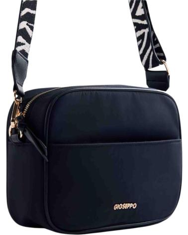 BOLSA A TIRACOLO GIOSEPPO AZUL MARINHO COM ALÇA ESTAMPADO ZEBRA NAN