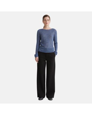 PANTALONES YERSE DE PIERNA ANCHA NEGROS NAN