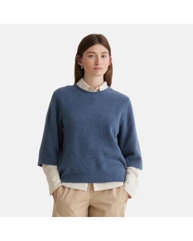 JERSEY DE PUNTO YERSE MANGA 3/4 AZUL NAN
