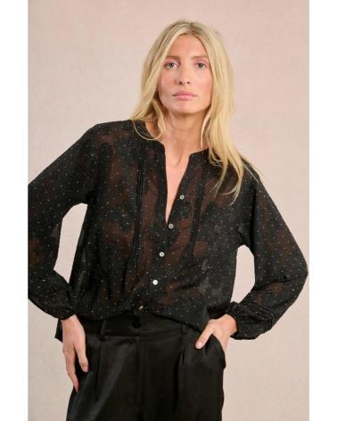 CAMISA MANGA LARGA MOLLY BRACKEN TW141DN NEGRO NEGRO