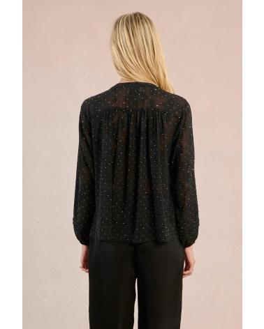 CAMISA MANGA LARGA MOLLY BRACKEN TW141DN NEGRO NEGRO