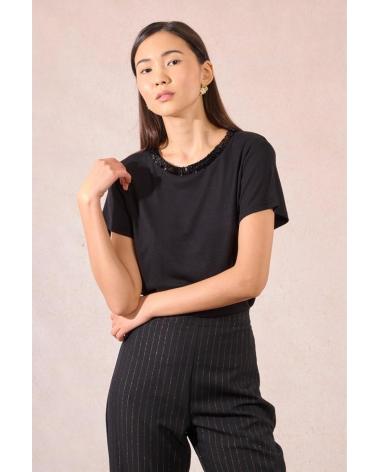 MOLLY BRACKEN CAMISETA NEGRA MODELO TF118DN NEGRO
