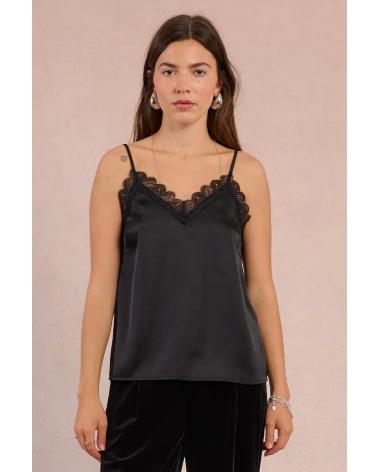 MOLLY BRACKEN TOP LINGERIE NERO MODELLO T2121DN NEGRO