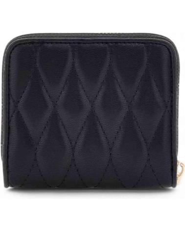 GUESS JEANS QUILTED WALLET SWQG8122137 BLACK NEGRO