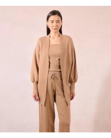 CÁRDIGAN MOLLY BRACKEN LA1420DN BEIGE DE PUNTO LIGERO BEIGE