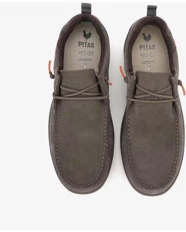 Sapatos-De-Hombre-WALK-IN-PITAS-ARAL-ZAPATO-CON-CORDON-ELASTICO-PARA-HOM-TAUPE