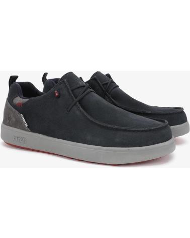 SAPATOS NÁUTICOS WALK IN PITAS ARAL CAMURÇA HIDRÓFUGA AZUL MARINHO MARINO