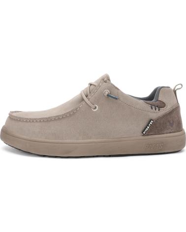 SAPATOS NÁUTICOS WALK IN PITAS ARAL CAMURÇA HIDRÓFUGA BEGE BEIGE