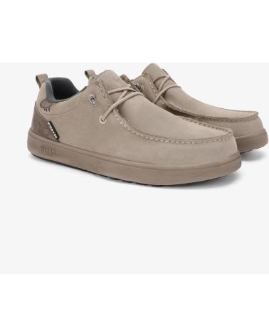 SAPATOS NÁUTICOS WALK IN PITAS ARAL CAMURÇA HIDRÓFUGA BEGE BEIGE