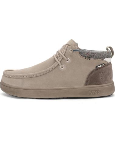 WALK IN PITAS BAIKAL: BOTA DE SERRAJE HIDRÓFUGO, COR BEGE BEIGE