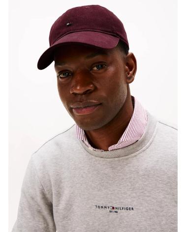 GORRA TOMMY HILFIGER TH FLAG 85 SOFT 6 PANEL BURDEOS BURDEOS