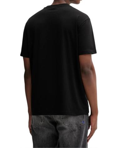 KARL LAGERFELD REGULAR FIT ECLIPSE LOGO T-SHIRT BLACK NEGRO