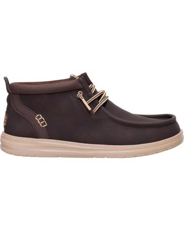 MOCASSINO HEY DUDE WALLY MID GRIPS MOLE MARRONE DA UOMO MARRóN