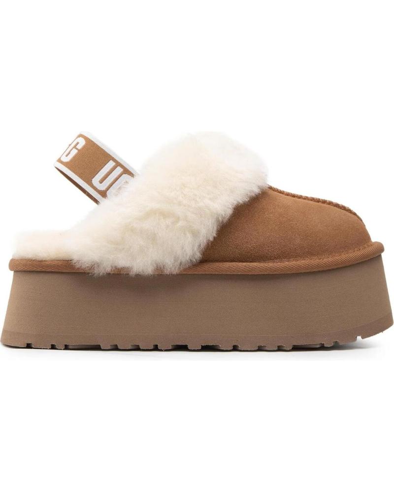 UGG ZUECOS MUJER W FUNKETTE CUERO MARRóN