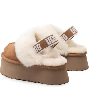 UGG ZUECOS MUJER W FUNKETTE CUERO MARRóN