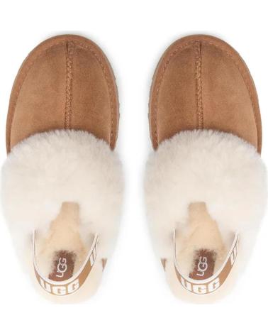 UGG ZUECOS MUJER W FUNKETTE CUERO MARRóN