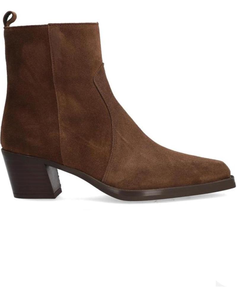 STIVALETTO ALPE 55381133 IN CAMOSCIO MARRONE MARRON