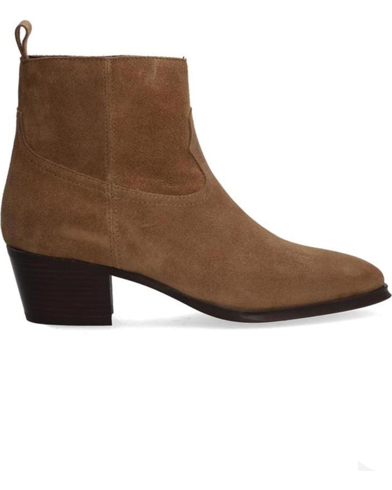 ALPE STIVALETTO WESTERN IN CAMOSCIO MODELLO 5266 TAUPE TAUPE