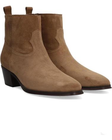 ALPE STIVALETTO WESTERN IN CAMOSCIO MODELLO 5266 TAUPE TAUPE
