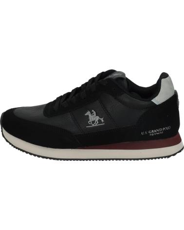 U.S. GRAND POLO EQUIPMENT APPAREL FREIZEITSCHUHE GPM523002-2020 SCHWARZ NEGRO