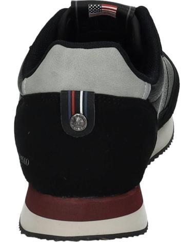 U.S. GRAND POLO EQUIPMENT APPAREL FREIZEITSCHUHE GPM523002-2020 SCHWARZ NEGRO