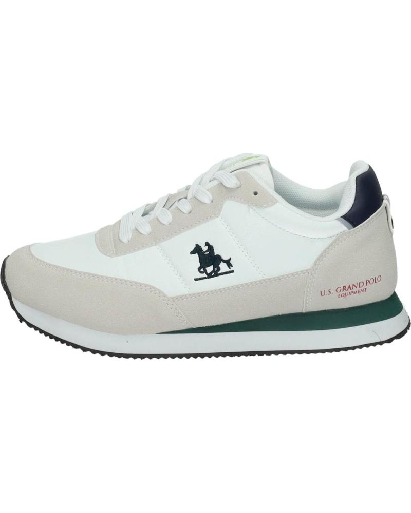 U.S. GRAND POLO EQUIPMENT APPAREL GPM523002-1040 WEISSE SNEAKER BLANCO