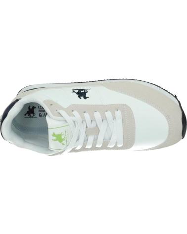 U.S. GRAND POLO EQUIPMENT APPAREL GPM523002-1040 WEISSE SNEAKER BLANCO
