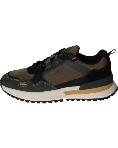 JEEP JM52080A SCHWARZ-KHAKI SNEAKER NEGRO-KAKI