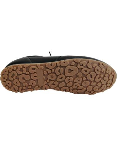 CETTI 1379 BLACK LEATHER CASUAL SNEAKERS NEGRO