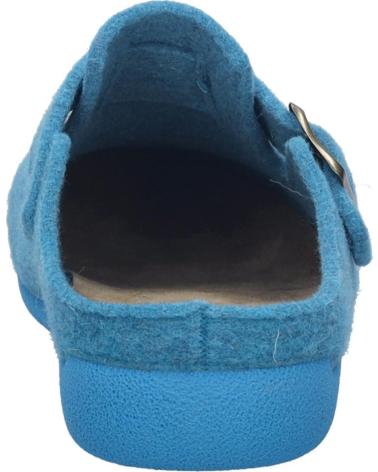 DAMEN HAUSSCHUHE JOSEP SEIBEL CARA-01 AUS BLAUER WOLLE AZUL