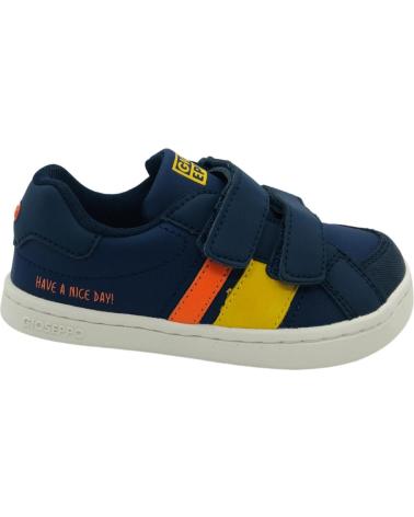 GIOSEPPO BOULDER 76985: BASKETS DÉCONTRACTÉES BLEUES AVEC FERMETURE VELCRO AZUL