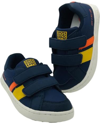 GIOSEPPO BOULDER 76985: BASKETS DÉCONTRACTÉES BLEUES AVEC FERMETURE VELCRO AZUL