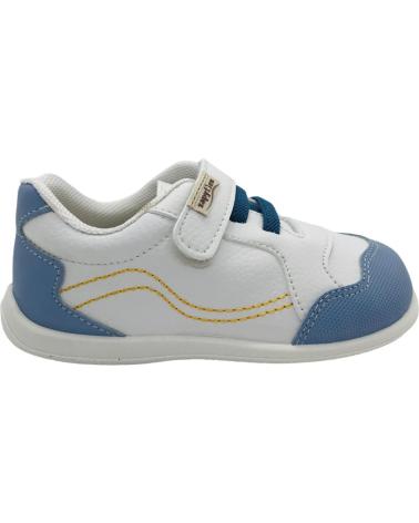 ZAPY TÊNIS ESPORTIVO RESPEITOSO AK201168 BRANCO-AZUL BLANCO- AZUL