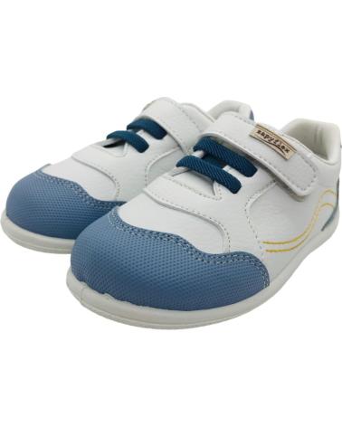 ZAPY TÊNIS ESPORTIVO RESPEITOSO AK201168 BRANCO-AZUL BLANCO- AZUL