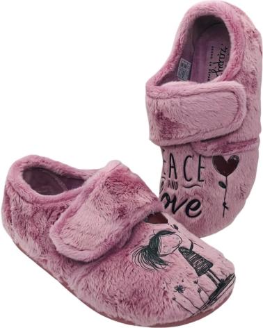 ZAPY GESCHLOSSENE HAUSSCHUHE AK501326 VIOLETT VIOLETA