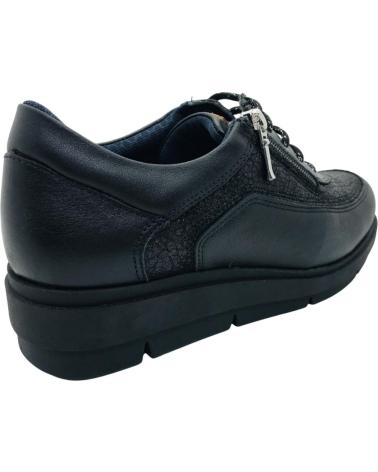 BAERCHI SCARPA COMFORT 32501 NERA CON CERNIERA LATERALE NEGRO