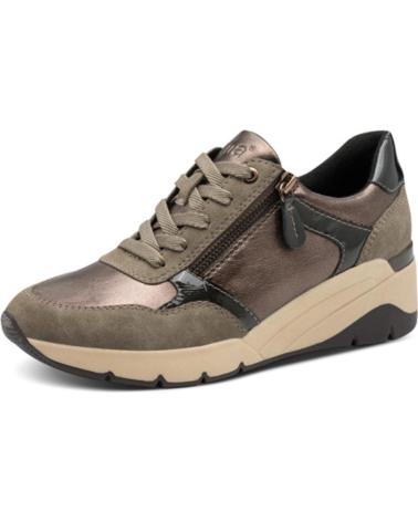 TÊNIS JANA 23763 VEGANO NA COR TAUPE TAUPE