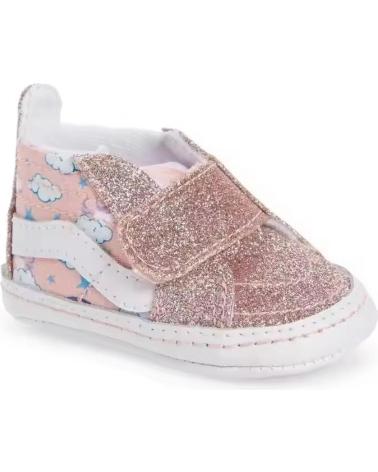 TÊNIS VANS SK8-HI GLITTER ROSA PARA BEBÊ ROSA